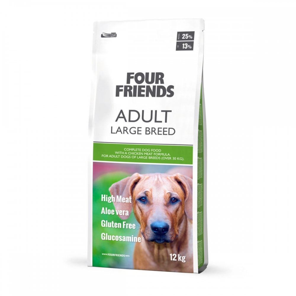 FourFriends Dog Adult Large Breed (12 kg) Hund - Hundemat - Tørrfôr