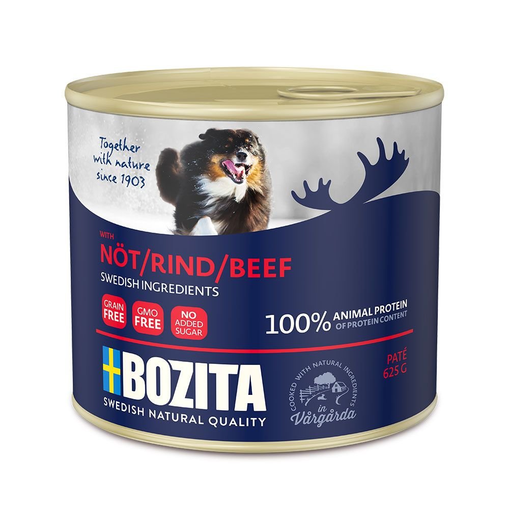 Bozita Biff Paté 625 g Hund - Hundemat - Våtfôr