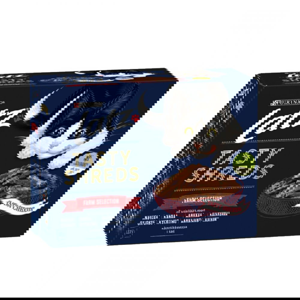 Latz Cat Tasy Shreds Farm Selections 12x80g (12 x 80 g)