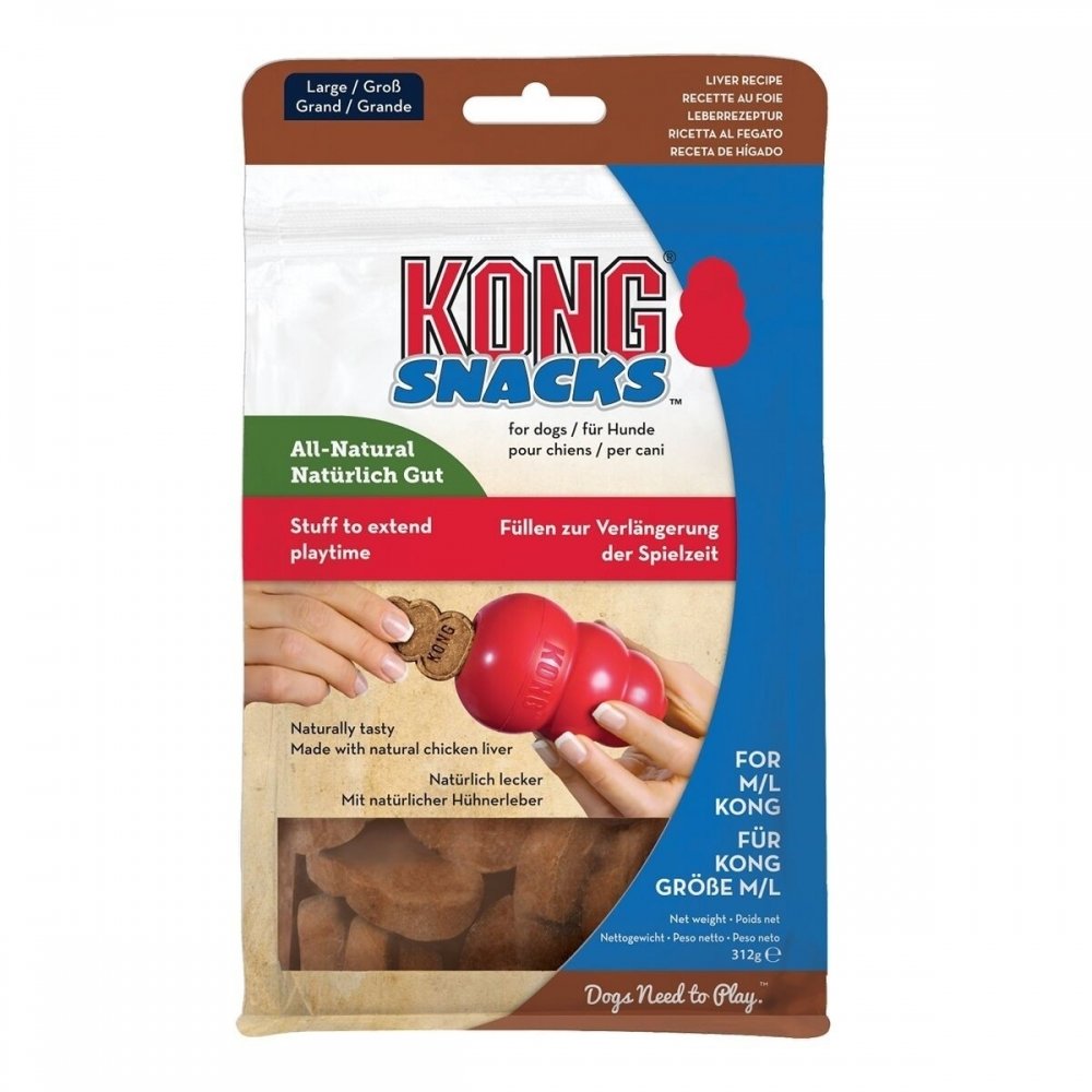 KONG Snacks Liver (L) Hund - Hundegodteri - Godbiter til hund