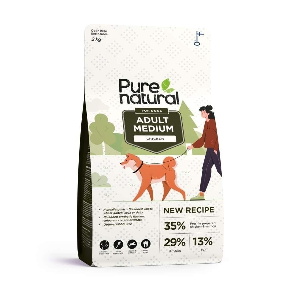 Bilde av Purenatural Dog Adult Medium Chicken (2 kg) - Alt til hunden