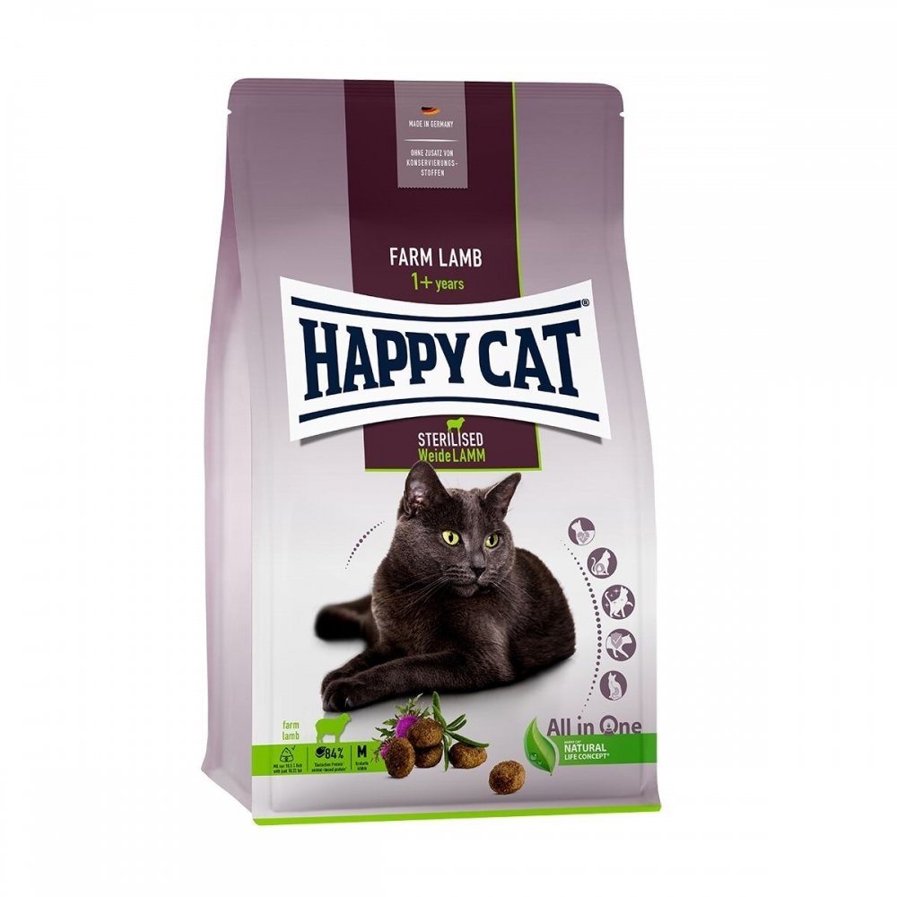 Happy Cat Sterilised Lamb (1,3 kg) Katt - Kattemat - Spesialfôr - Kattemat for sterilisert katt