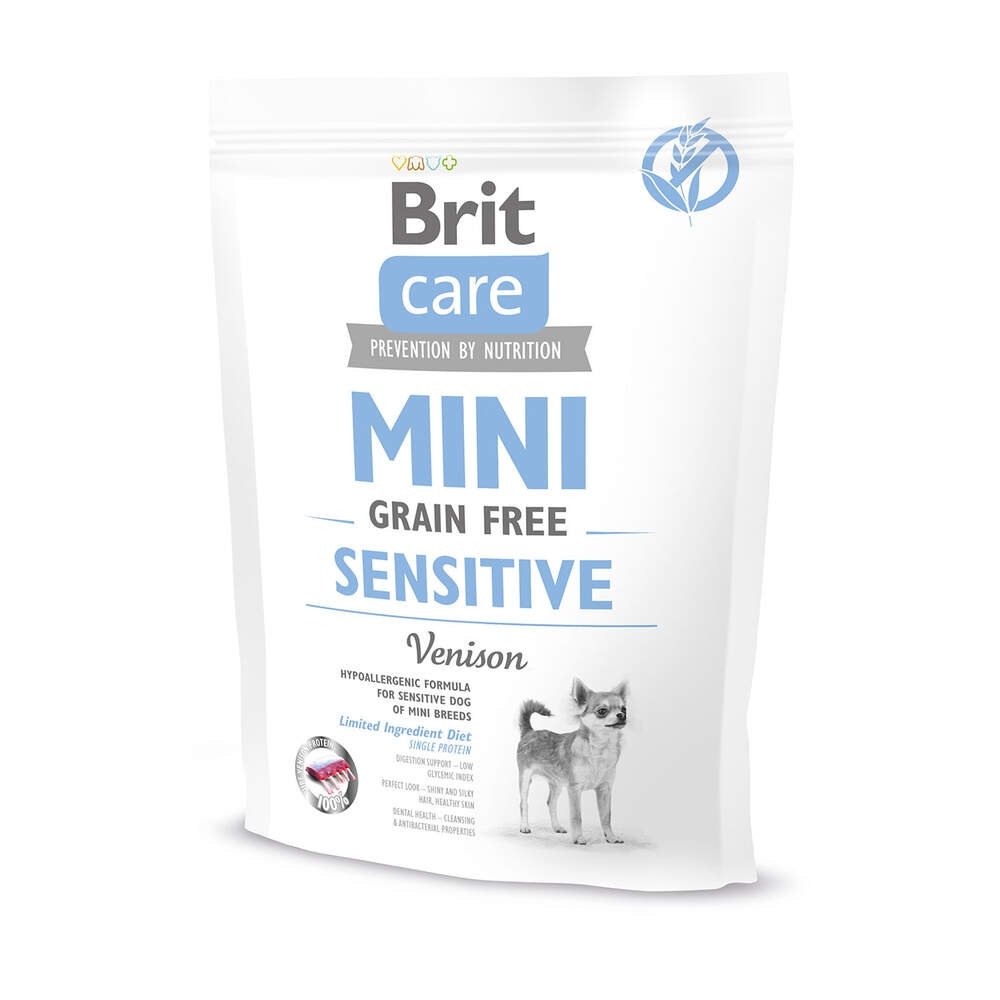 Brit Care Mini Grain Free Sensitive (400 g) Hund - Hundemat - Spesialfôr - Hundefôr til følsom hud