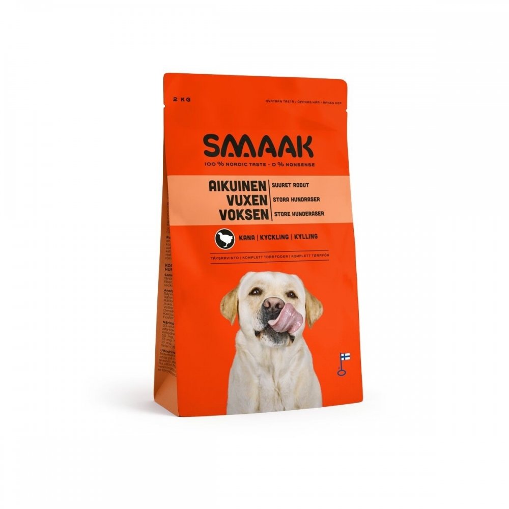 SMAAK Dog Adult Large Breed (2 kg) Hund - Hundemat - Tørrfôr
