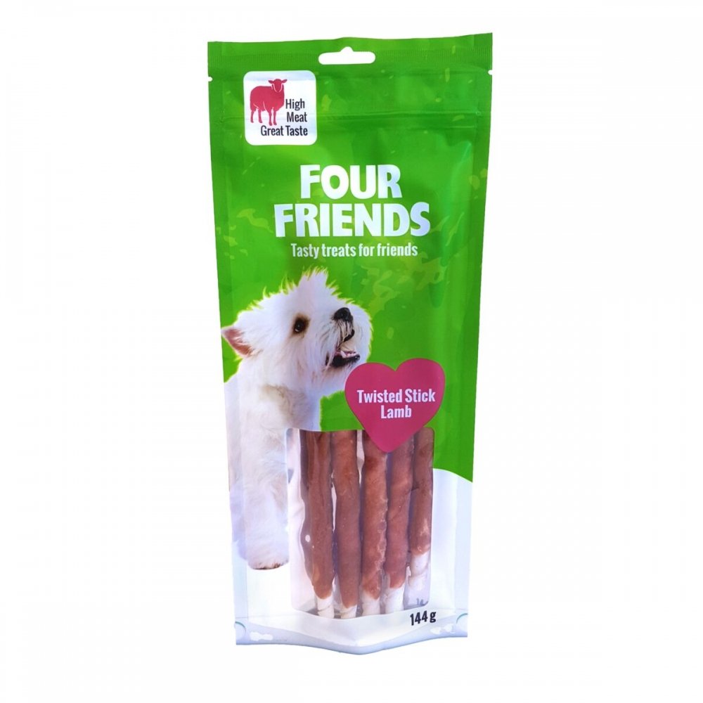 Bilde av Fourfriends Twisted Stick Lamb 25 Cm (5-pack)