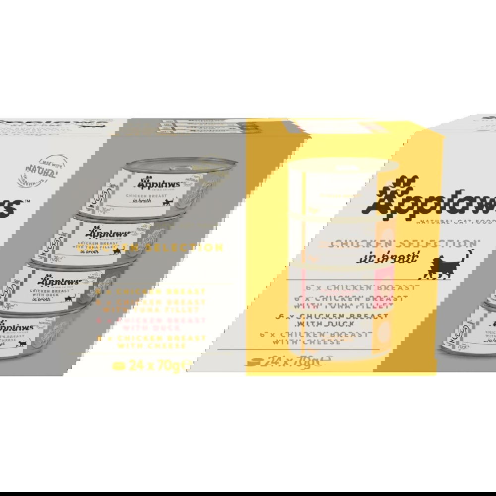Applaws Selection in Broth Chicken 24x70 g