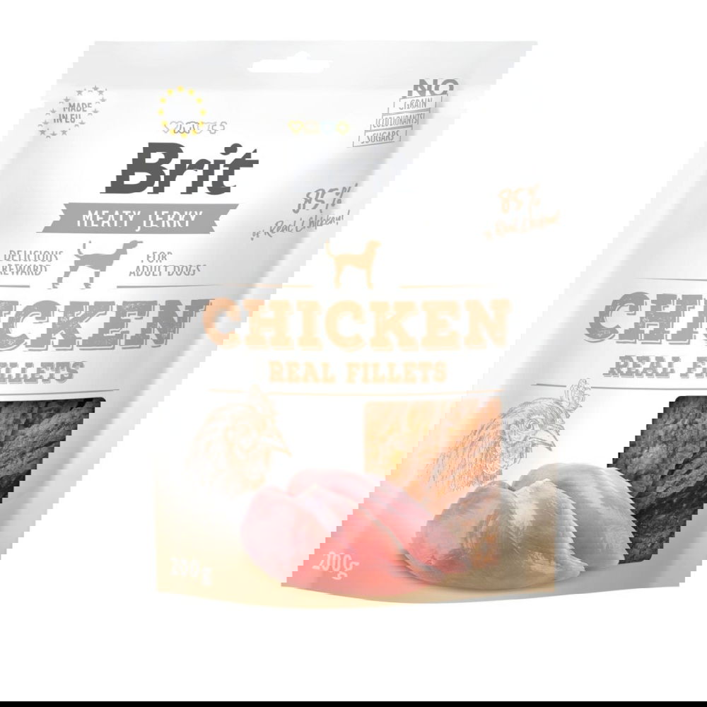Brit Care Meaty Jerky Chicken Fillets (200 g)