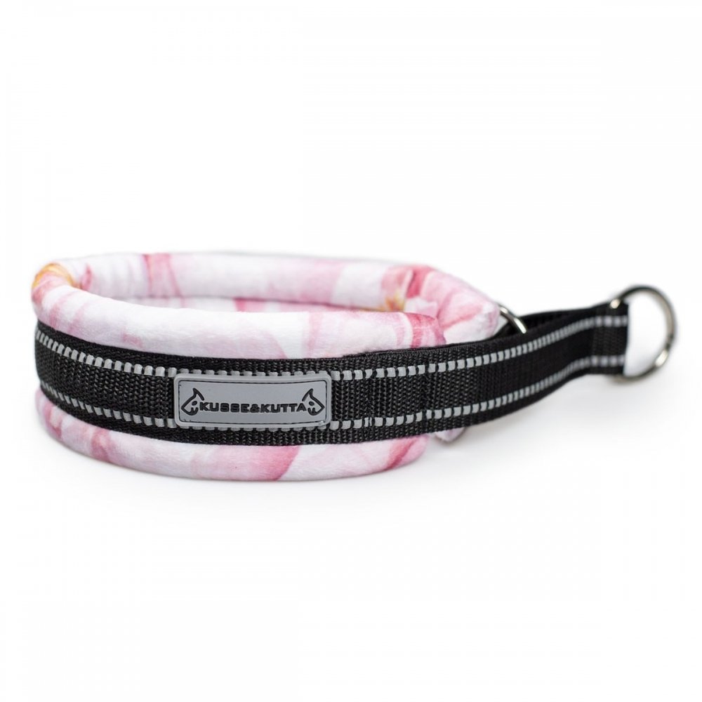 Kusse & Kutta Hundhalsband Bred Myk Lysrosa (9)