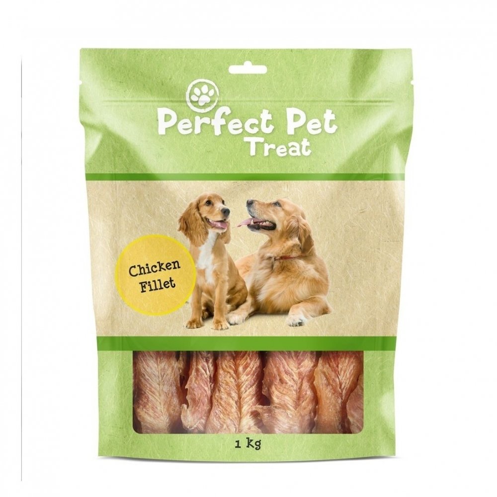 Perfect Pet Chicken Fillet (1 kg) Hund - Hundegodteri - Tørket hundegodteri