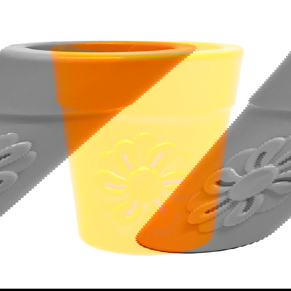 SodaPup Flower Pot Aktivitetsleke 9 cm (Oransje)