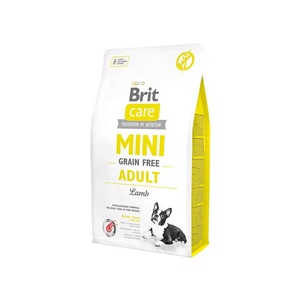 Brit Care Mini Grain Free Adult Lamb (2 kg) Hund - Hundemat - Voksenfôr til hund
