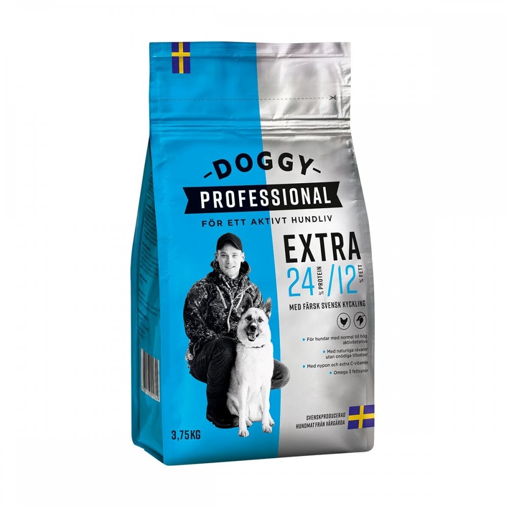Doggy Professional Extra (3,75 kg) Hund - Hundemat - Tørrfôr