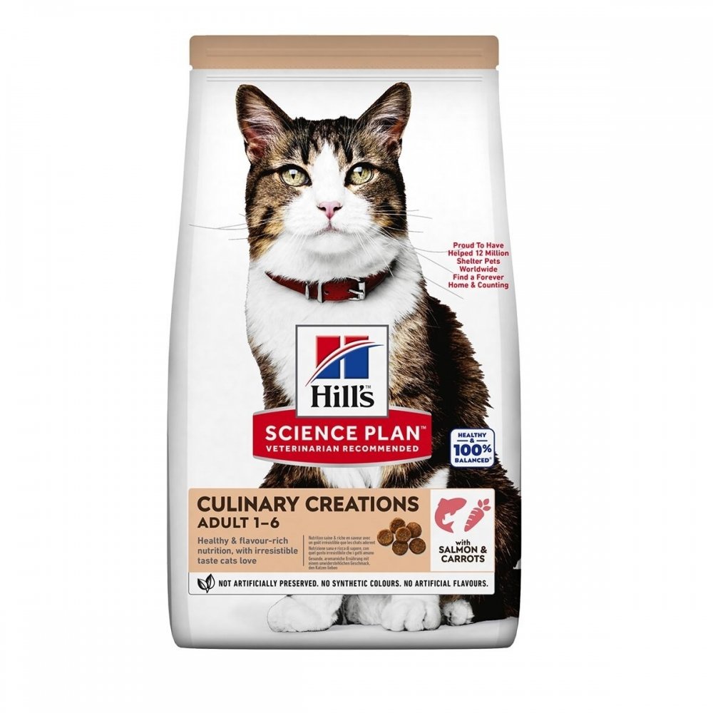 Hill's Science Plan Feline Adult Culinary Creations Salmon & Carrot (10 kg)