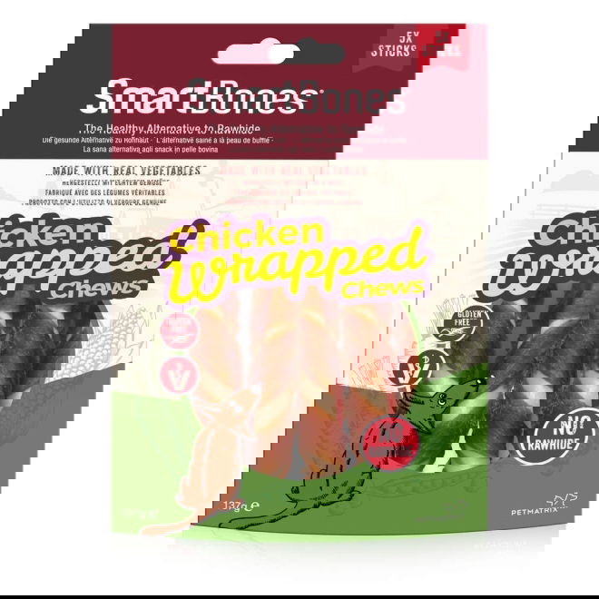 SmartBones Kylling Wrapped Mini Tyggepinner 9-pk