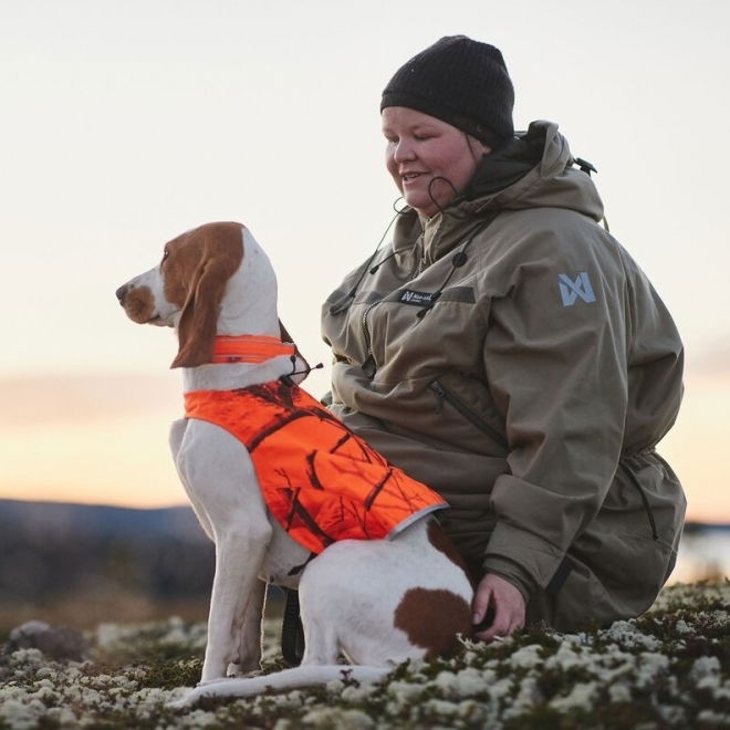 Non-Stop Dogwear Camo Hundevest Oransje