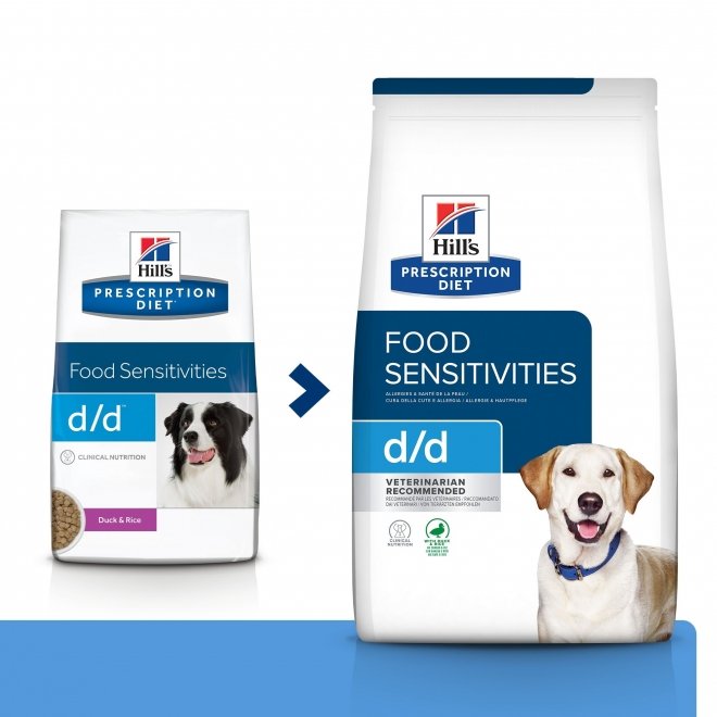Hill's Prescription Diet Canine d/d Food Sensitivities Duck & Rice | Veterinærfôr hund Veterinærfôr