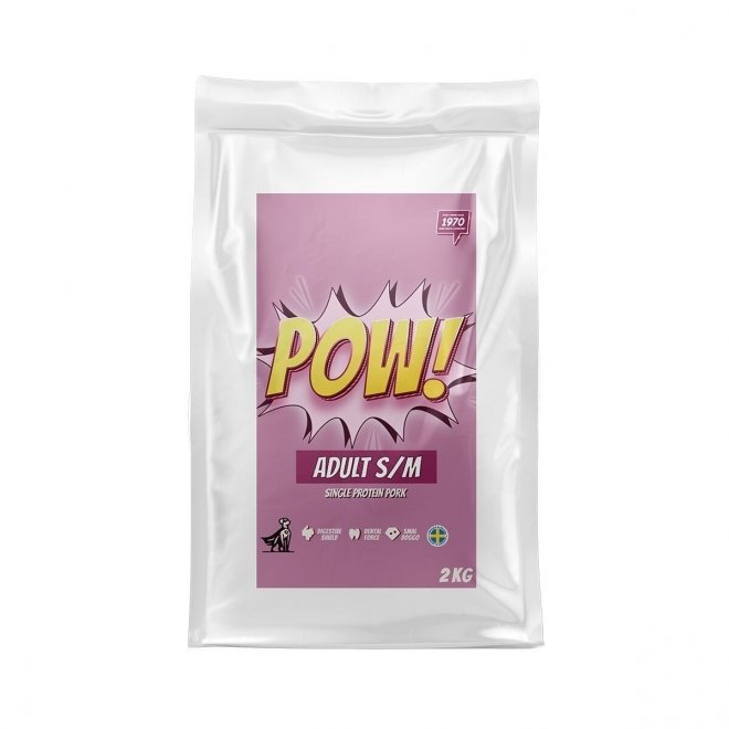 POW! Dog Adult Small/Medium Pork (2 kg)