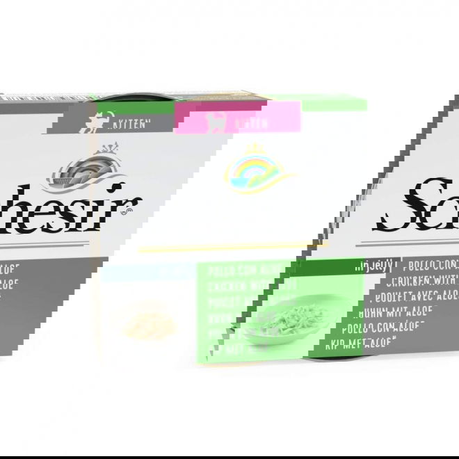 Schesir Kitten Chicken & Aloe Vera Jelly 85 g