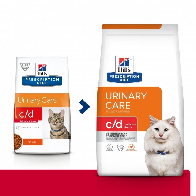 Hill&#39;s Prescription Diet Feline c/d Urinary Care Multicare Stress Chicken
