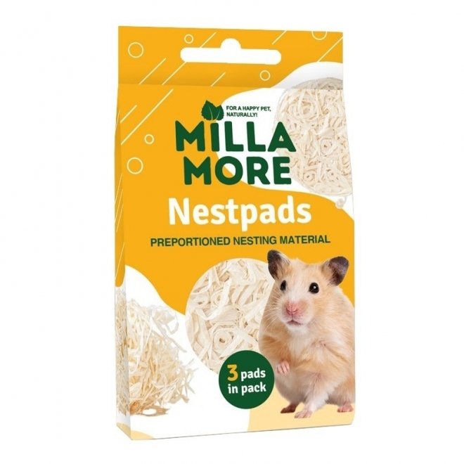 Millamore Nestpads 3-p Hamster - Hamstertilbehør