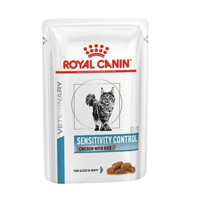 Royal Canin Veterinary Diets Cat Sensitivity Control Chicken with Rice 12x85 g