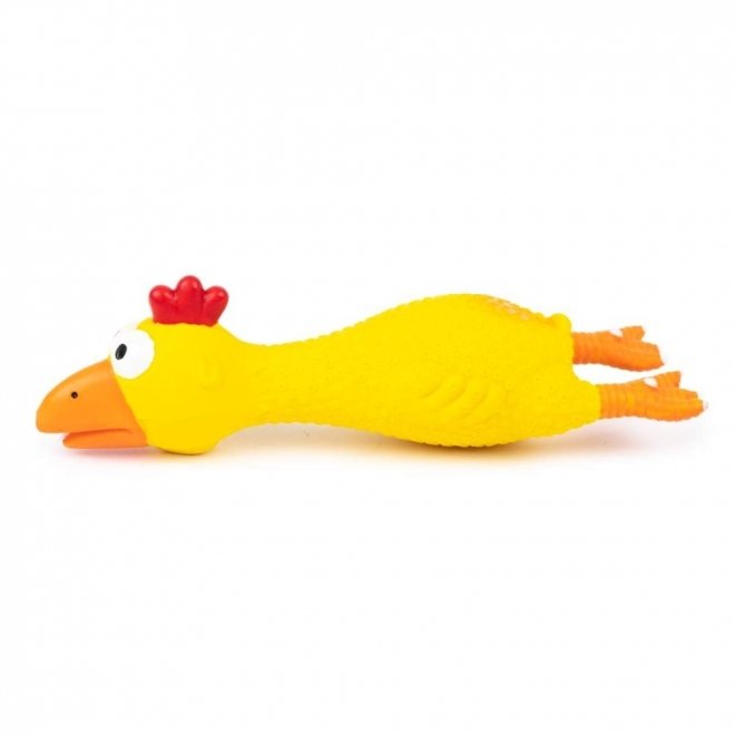 Little&Bigger Latex Long Neck Chicken Yellow