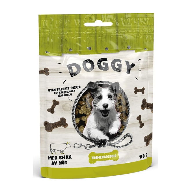 Doggy Hundegodteri Biffkjøtt 150 g