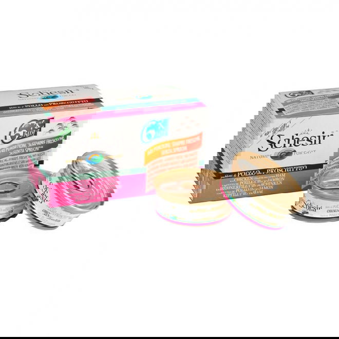 Schesir Cat Adult Ham Jelly 6x50 g