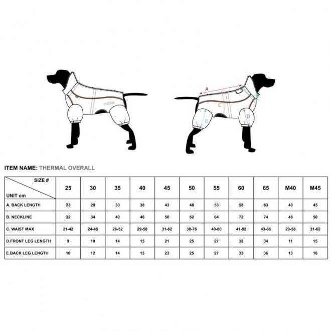 Rukka Thermal Softshell Hundeoverall Svart