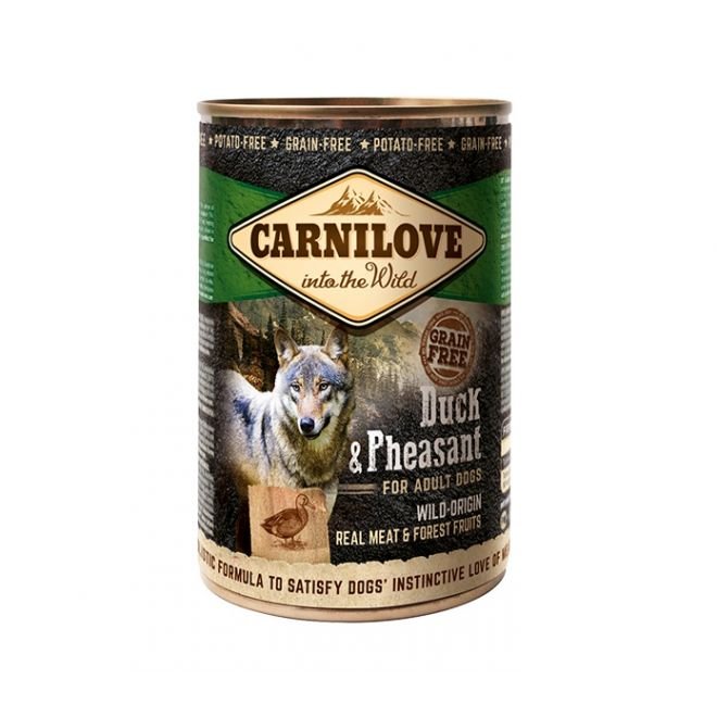 Carnilove Wild Meat Duck & Pheasant Hund - Hundemat - Våtfôr