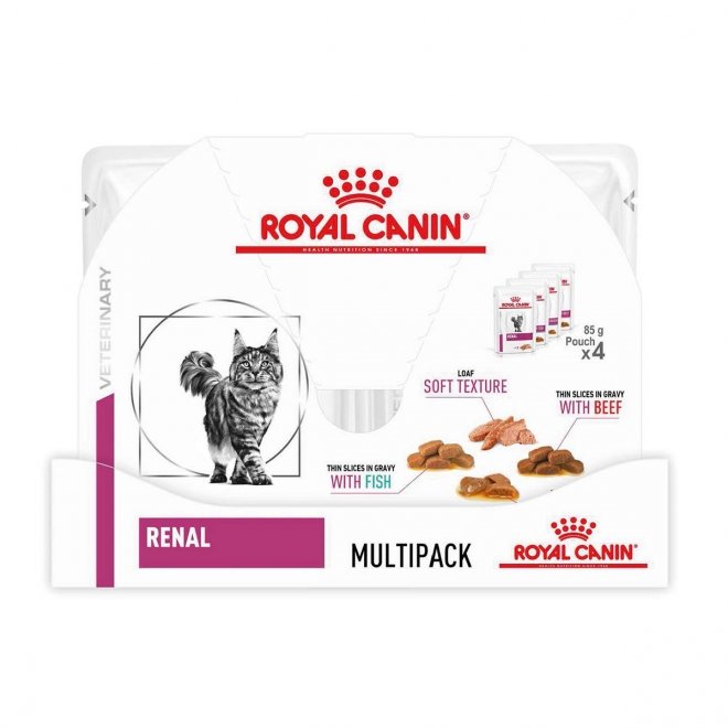 Royal Canin Veterinary Diets Cat Renal Multipack 4x85 g
