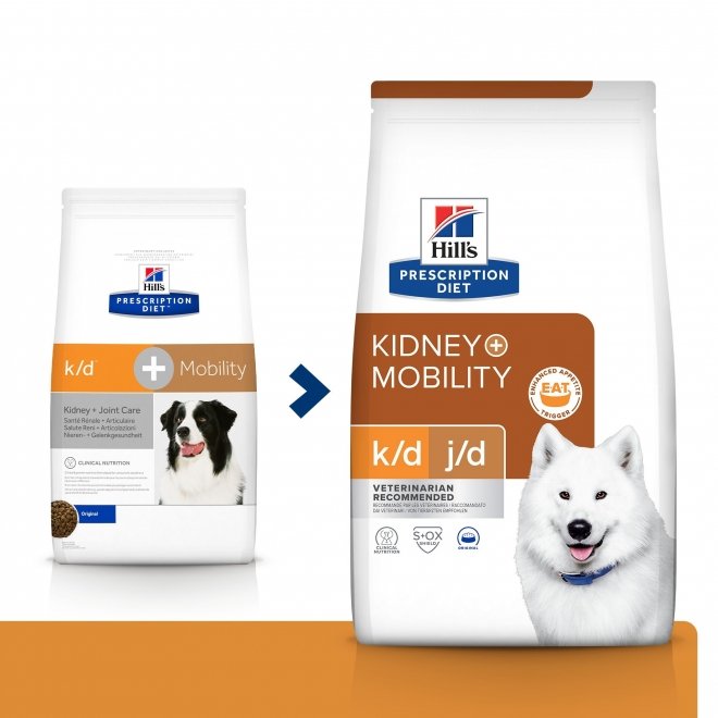 Hill&#39;s Prescription Diet Canine k/d + Mobility Kidney + Joint Care Original
