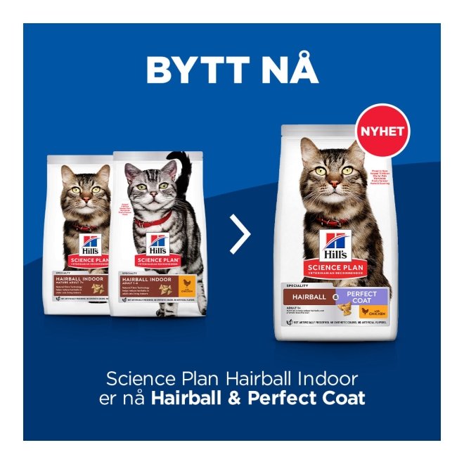 Hills Science Plan Feline Adult Hairball & Perfect Coat Chicken