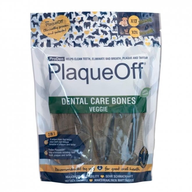 PlaqueOff Dental Care Bones Vegetariske