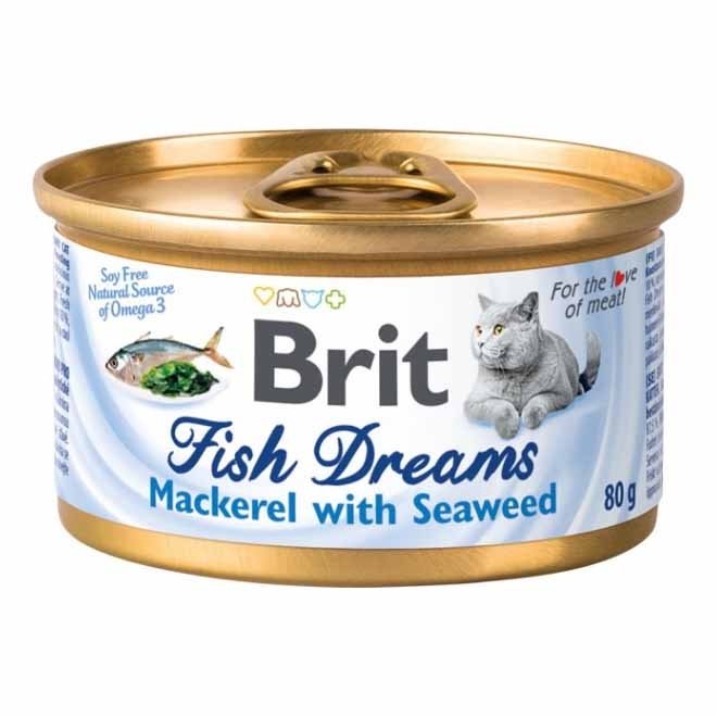 Brit Fish Dreams makrell & sjøgress 80 g