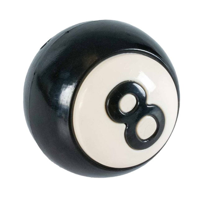 Coockoo Eight-Ball Hundeball Svart/Vit