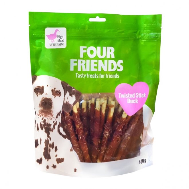 FourFriends Twisted Stick Duck 12,5 cm 40 pack (40 pack)