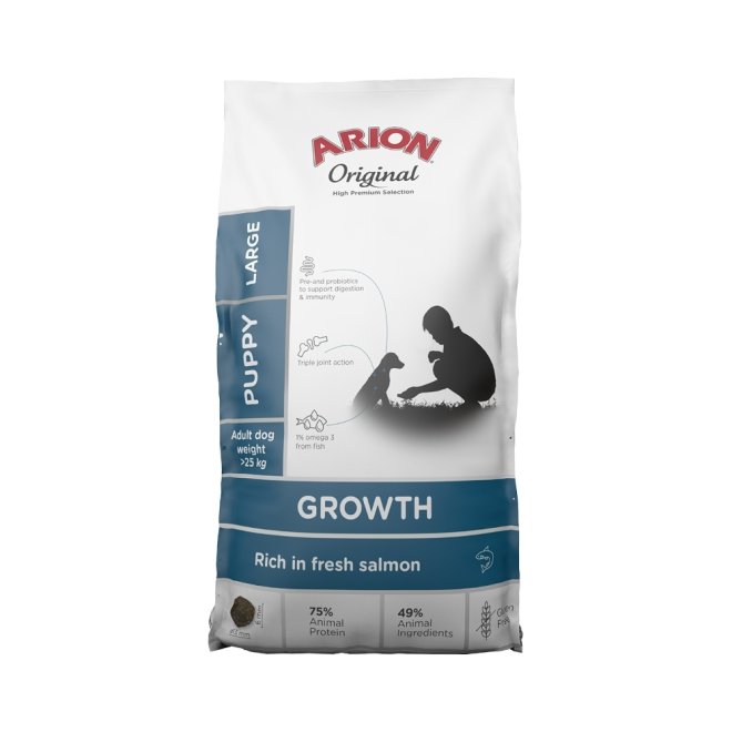 Arion Original Growth Puppy Large Salmon