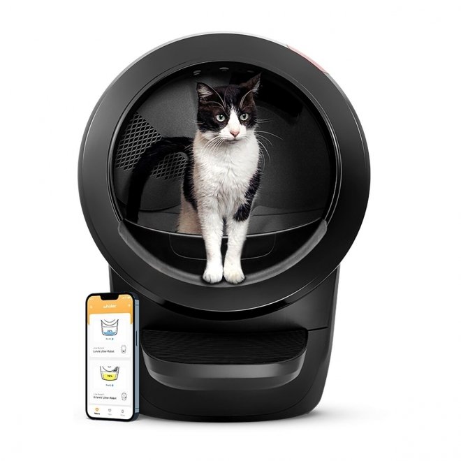 Whisker Litter-Robot 4 Selvrengjørende Kattetoalett Svart