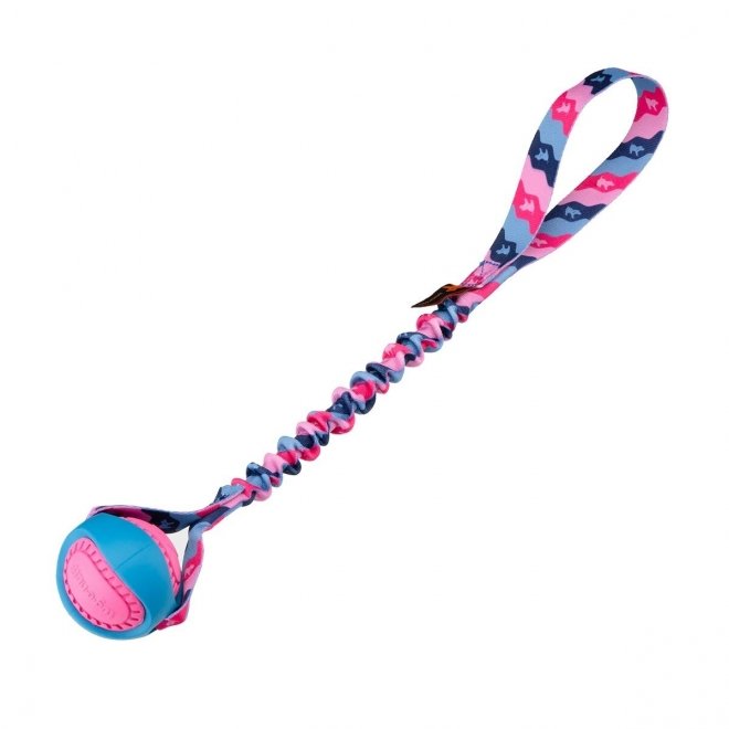 Tug-E-Nuff PowerBall Bungee Hundeball (Rosa)