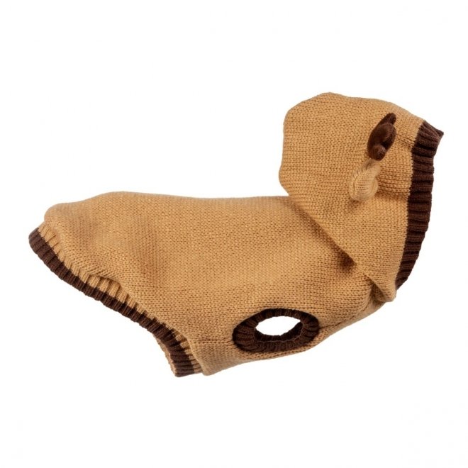 Little&Bigger Reindeer Stickad Hundegensere med Lue Brun