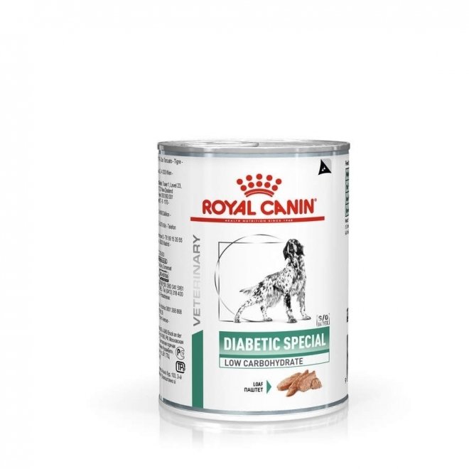 Royal Canin Veterinary Diets Dog Diabetic Special Low Carbohydrate Loaf 12x410 g Veterinærfôr til hund - Diabetes