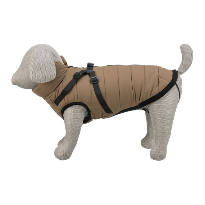 Trixie Pirou Teddy Hundedekken med Sele Beige