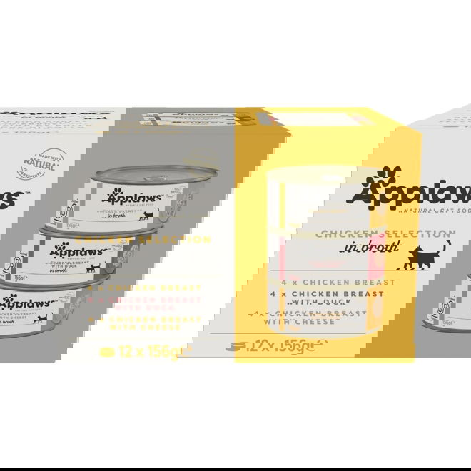 Applaws Selection in Broth Multipack Chicken 12x156 g