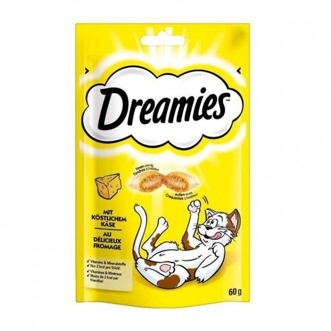 Dreamies Ost 60 g Katt - Kattegodteri