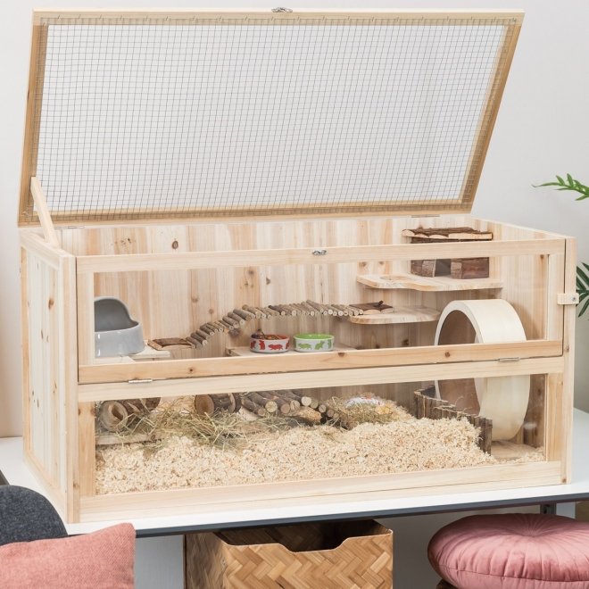 Trixie Trebur med Plexiglass til hamster, mus eller gerbil