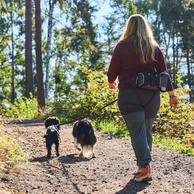 Non-Stop Dogwear Trekking Veske til Hundeførerbelte Svart