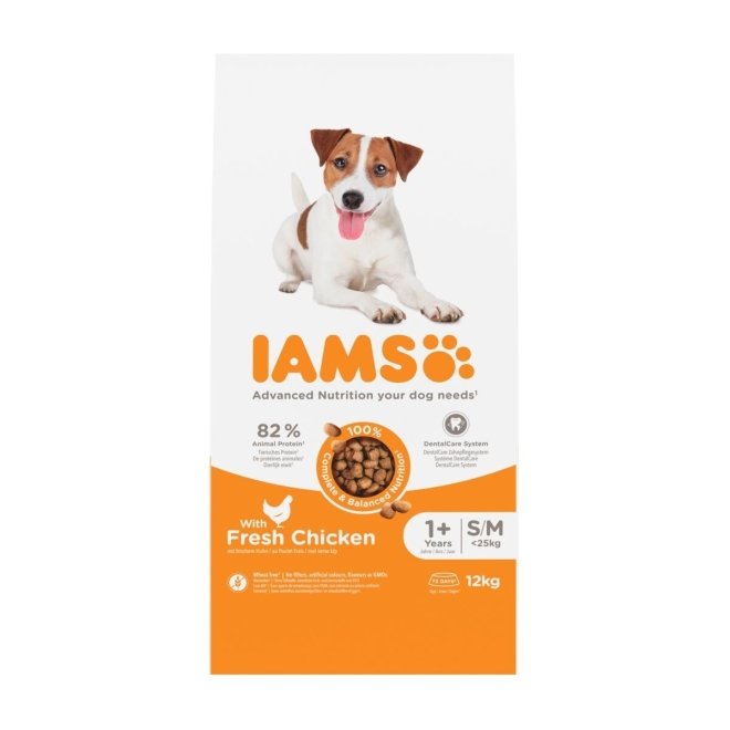 Iams for Vitality Dog Adult Small & Medium 12 kg