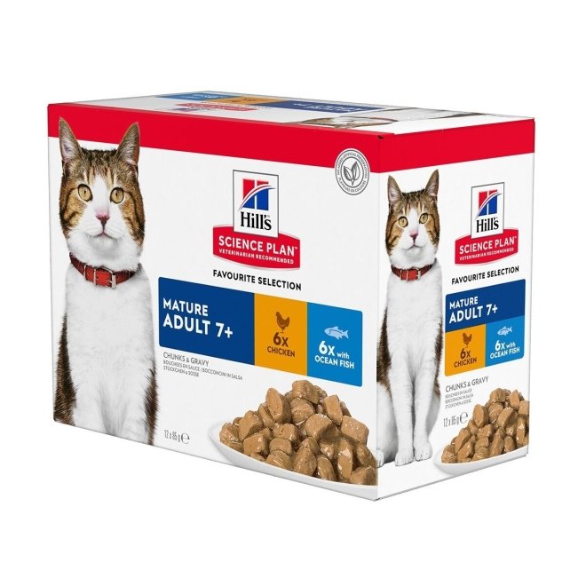 Hills Science Plan Feline Mature Adult 7+ 12x85g