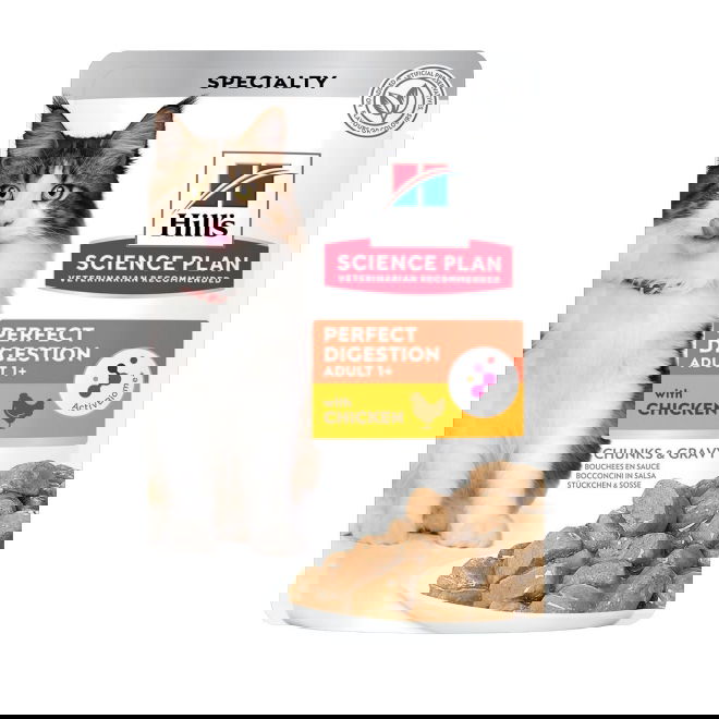 Hills Science Plan Feline Perfect Digestion Adult 1+ 12x85g